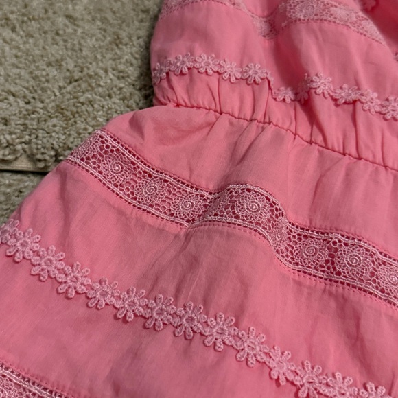 J. Crew NWT❗️Daisy Chain Pink Ruffled Women's Top - Picture 5 of 8